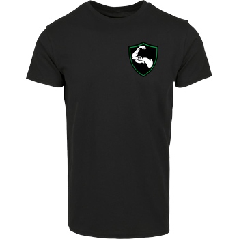 M4cM4nus M4cM4nus - Wappen und Schriftzug T-Shirt House Brand T-Shirt - Black