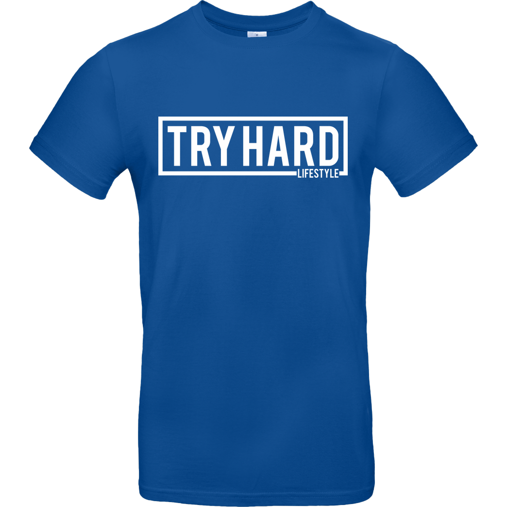 MarcelScorpion Marcel Scorpion - Try Hard Lifestyle T-Shirt B&C EXACT 190 - Royal Blue