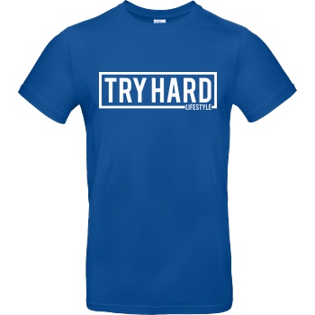 MarcelScorpion Marcel Scorpion - Try Hard Lifestyle T-Shirt B&C EXACT 190 - Royal Blue