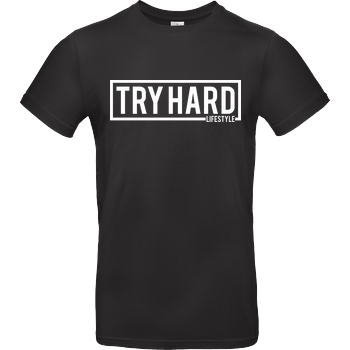 MarcelScorpion Marcel Scorpion - Try Hard Lifestyle T-Shirt B&C EXACT 190 - Black