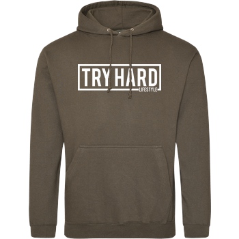 MarcelScorpion Marcel Scorpion - Try Hard Lifestyle Sweatshirt JH Hoodie - Khaki