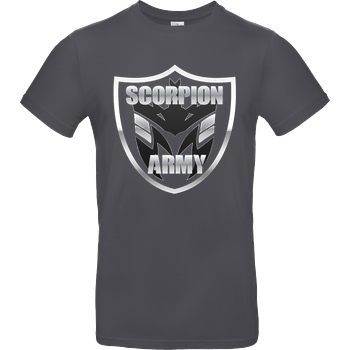 MarcelScorpion MarcelScorpion - Scorpion Army T-Shirt B&C EXACT 190 - Dark Grey