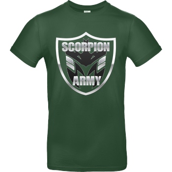 MarcelScorpion MarcelScorpion - Scorpion Army T-Shirt B&C EXACT 190 -  Bottle Green