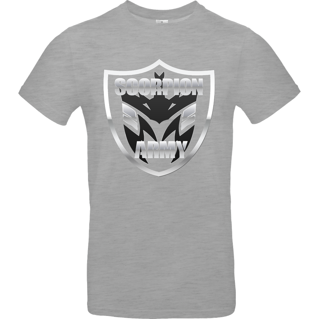 MarcelScorpion MarcelScorpion - Scorpion Army T-Shirt B&C EXACT 190 - heather grey