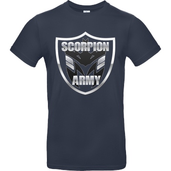 MarcelScorpion MarcelScorpion - Scorpion Army T-Shirt B&C EXACT 190 - Navy