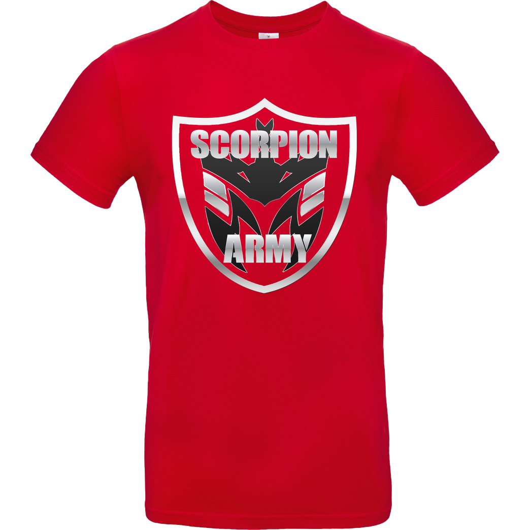 MarcelScorpion MarcelScorpion - Scorpion Army T-Shirt B&C EXACT 190 - Red