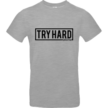 MarcelScorpion MarcelScorpion - Try Hard Lifestyle T-Shirt B&C EXACT 190 - heather grey