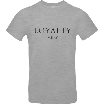 Markey Markey - Loyalty T-Shirt B&C EXACT 190 - heather grey