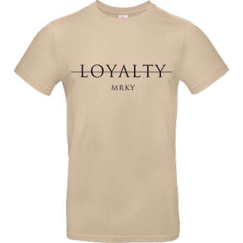 Markey Markey - Loyalty T-Shirt B&C EXACT 190 - Sand