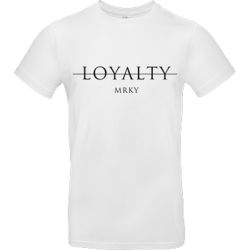 Markey Markey - Loyalty T-Shirt B&C EXACT 190 -  White