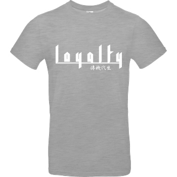 Markey Markey - Loyalty chinese T-Shirt B&C EXACT 190 - heather grey