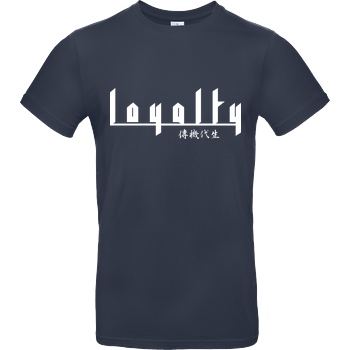 Markey Markey - Loyalty chinese T-Shirt B&C EXACT 190 - Navy