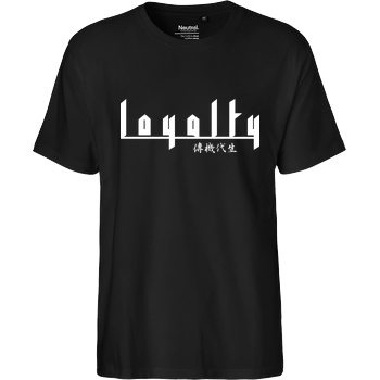 Markey Markey - Loyalty chinese T-Shirt Fairtrade T-Shirt - black