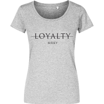 Markey Markey - Loyalty T-Shirt Girlshirt heather grey