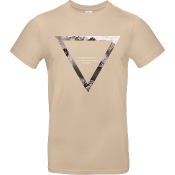 Markey Markey - Triangle T-Shirt B&C EXACT 190 - Sand