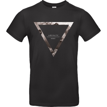 Markey Markey - Triangle T-Shirt B&C EXACT 190 - Black