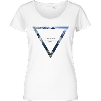 Markey Markey - Triangle T-Shirt Girlshirt weiss