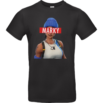 Marky Marky - Frau T-Shirt B&C EXACT 190 - Black