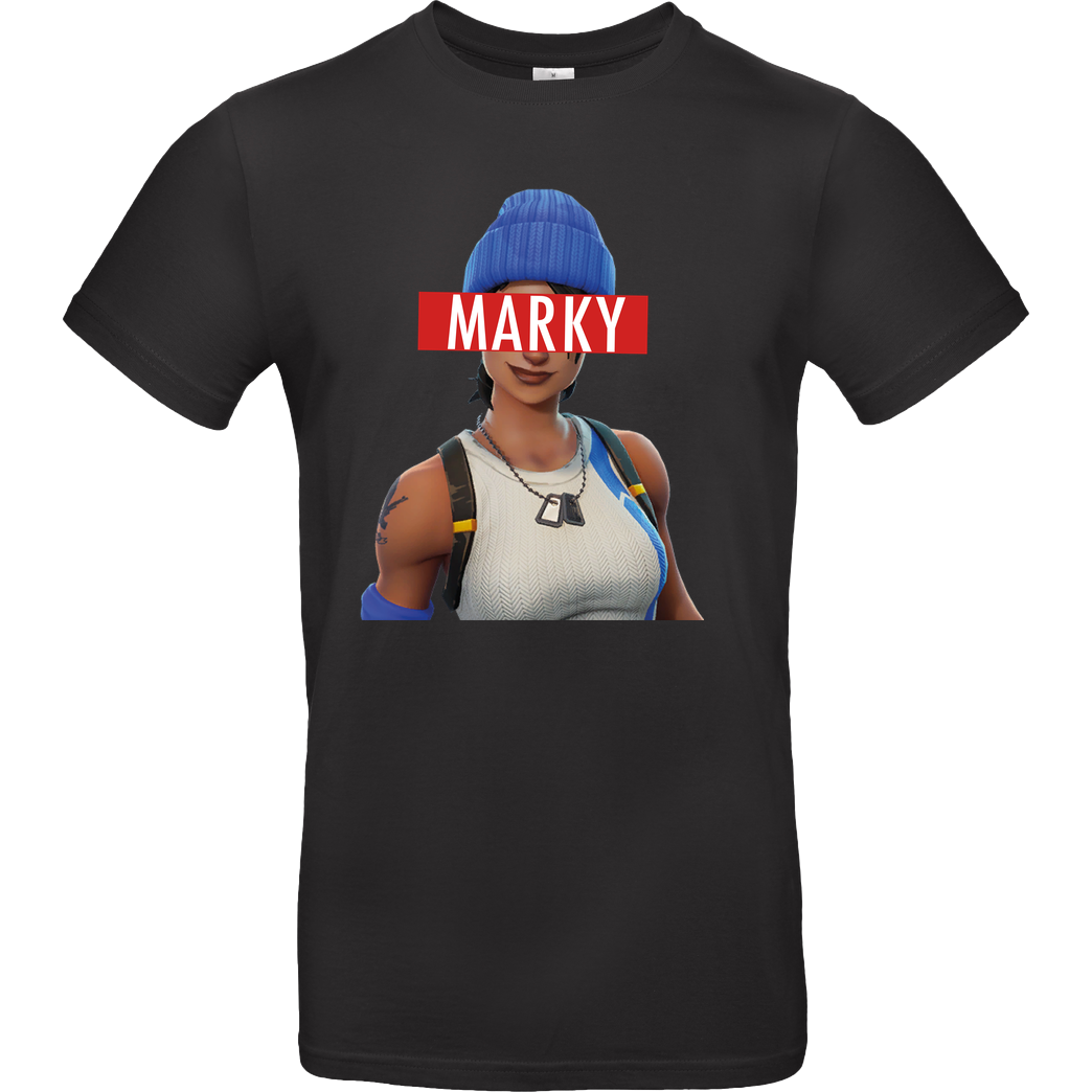 Marky Marky - Frau T-Shirt B&C EXACT 190 - Black