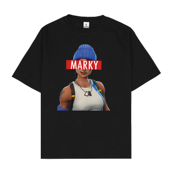 Marky - Frau Oversize T-Shirt - Black