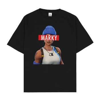 Marky Marky - Frau T-Shirt Oversize T-Shirt - Black