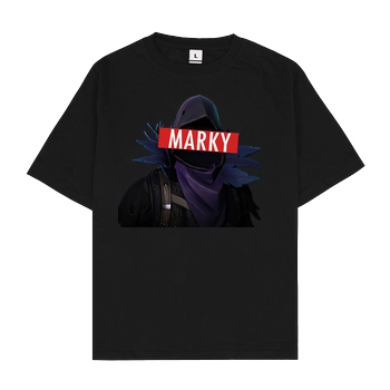 Marky Marky - Raabe T-Shirt Oversize T-Shirt - Black