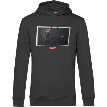 Marky - Square B&C HOODED INSPIRE - black
