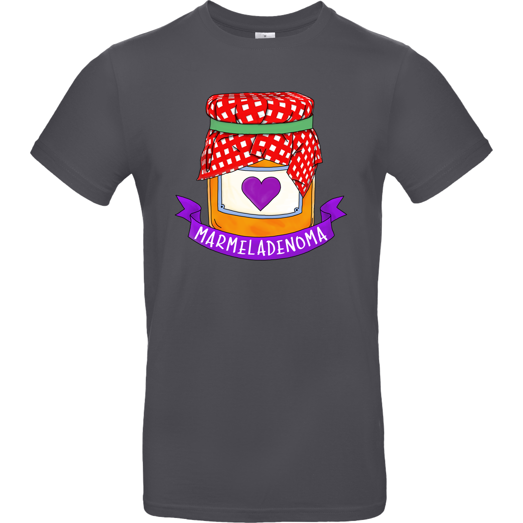 Marmeladenoma Marmeladenoma - Logo T-Shirt B&C EXACT 190 - Dark Grey
