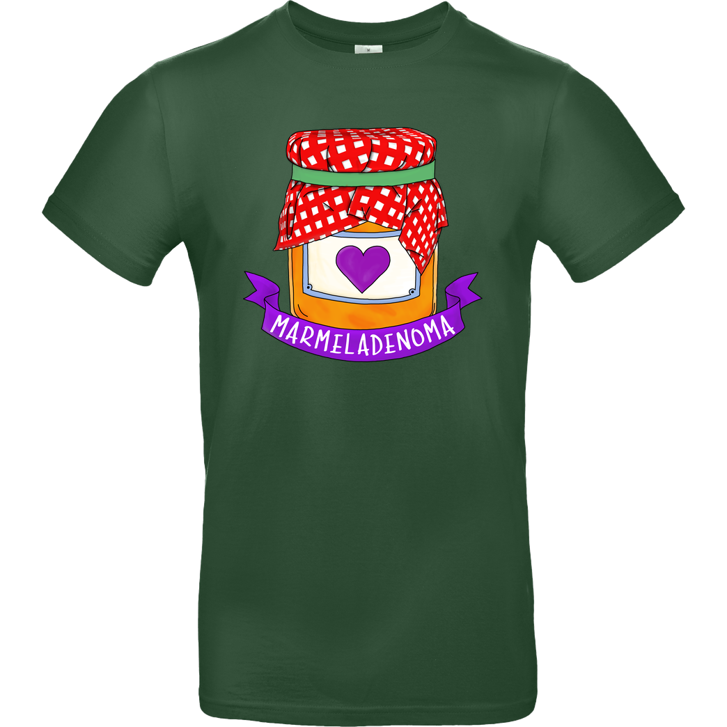 Marmeladenoma Marmeladenoma - Logo T-Shirt B&C EXACT 190 -  Bottle Green