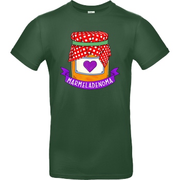 Marmeladenoma Marmeladenoma - Logo T-Shirt B&C EXACT 190 -  Bottle Green