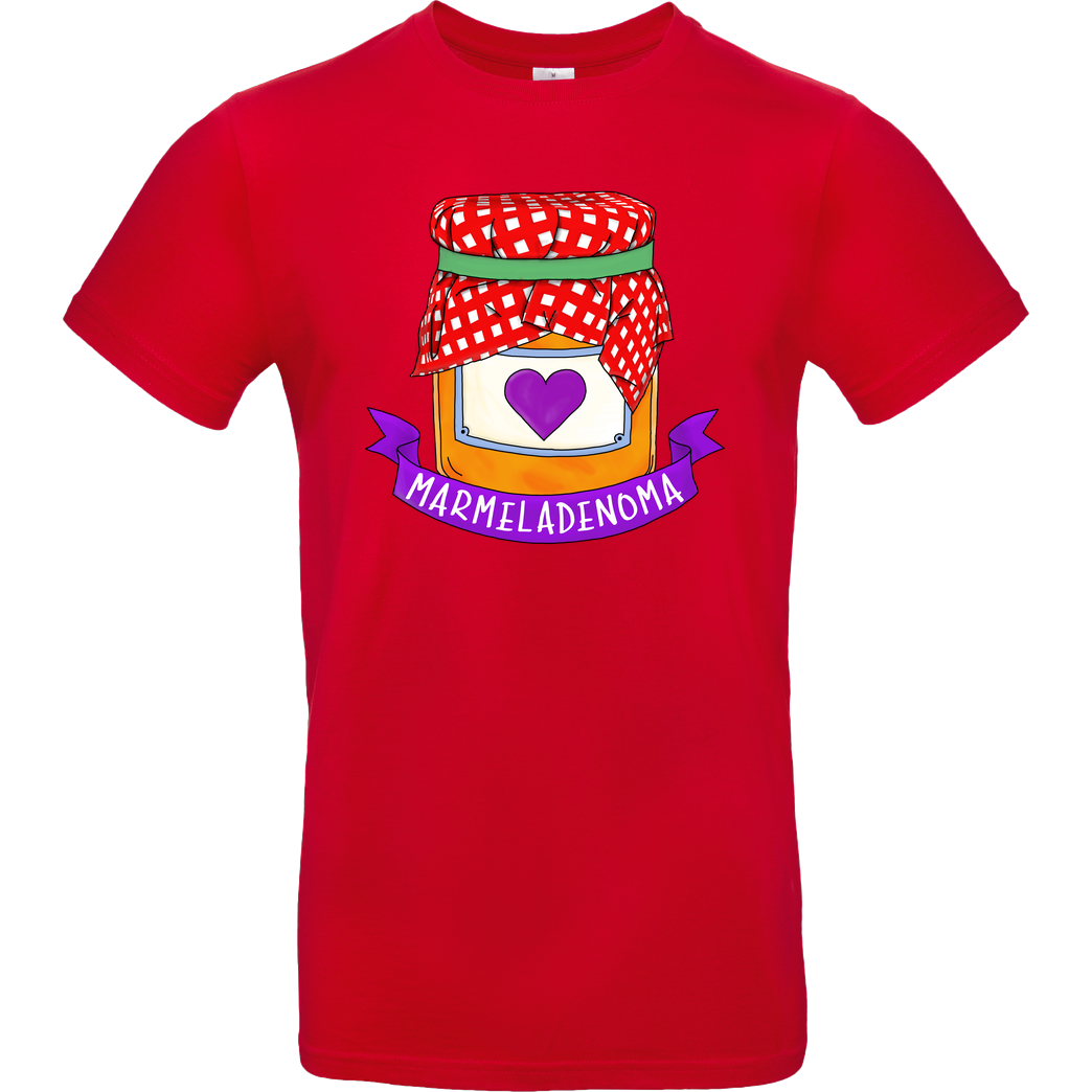 Marmeladenoma Marmeladenoma - Logo T-Shirt B&C EXACT 190 - Red