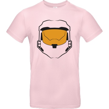 bjin94 Master Chief Head T-Shirt B&C EXACT 190 - Light Pink