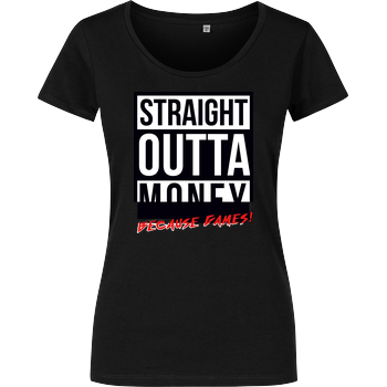 MasterTay - Straight outta money (because games) Girlshirt schwarz