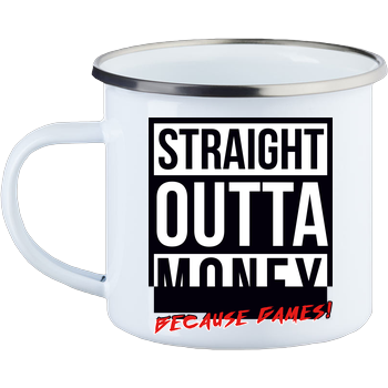 MasterTay - Straight outta money (because games) Enamel Mug