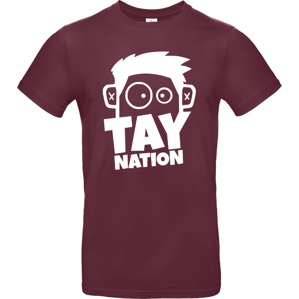 MasterTay MasterTay - Tay Nation 2.0 T-Shirt B&C EXACT 190 - Burgundy