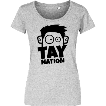 MasterTay MasterTay - Tay Nation 2.0 T-Shirt Girlshirt heather grey