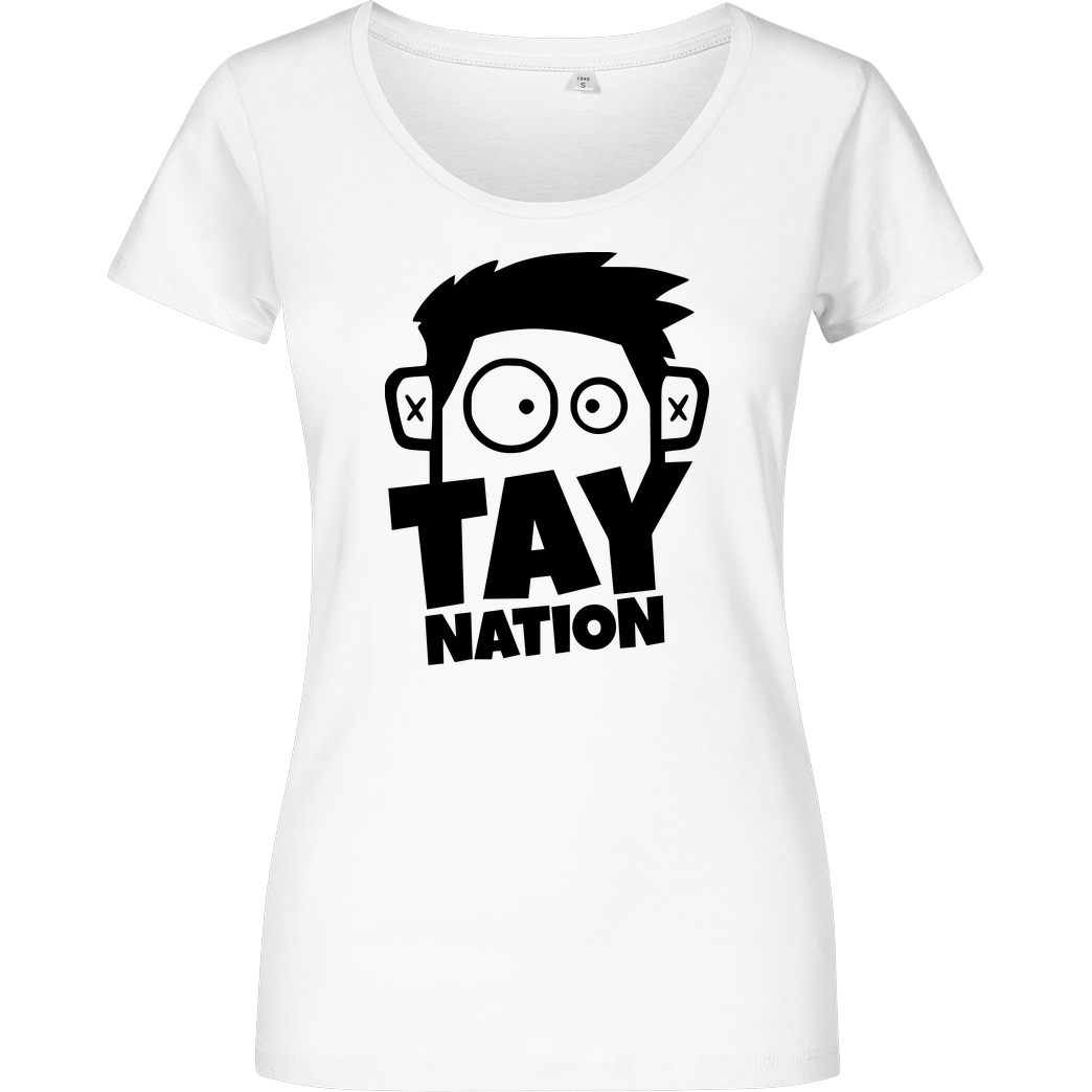 MasterTay MasterTay - Tay Nation 2.0 T-Shirt Girlshirt weiss