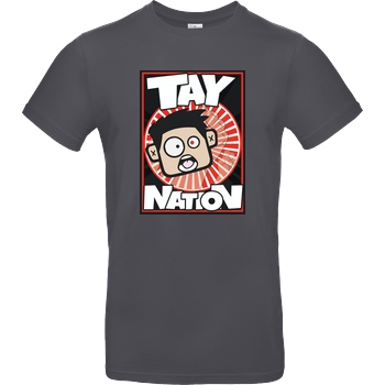 MasterTay MasterTay - Tay Nation T-Shirt B&C EXACT 190 - Dark Grey