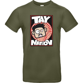 MasterTay MasterTay - Tay Nation T-Shirt B&C EXACT 190 - Khaki