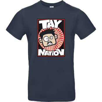 MasterTay MasterTay - Tay Nation T-Shirt B&C EXACT 190 - Navy