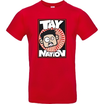 MasterTay MasterTay - Tay Nation T-Shirt B&C EXACT 190 - Red