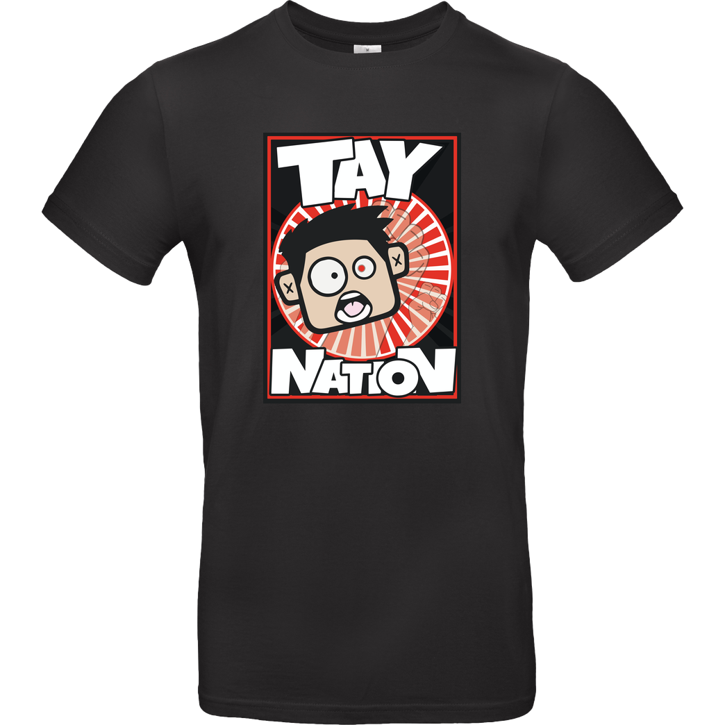 MasterTay MasterTay - Tay Nation T-Shirt B&C EXACT 190 - Black