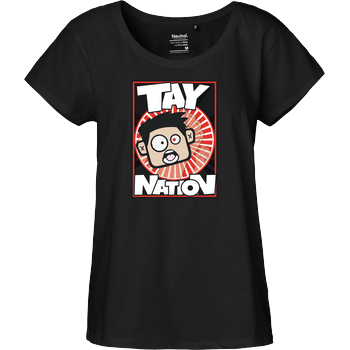 MasterTay - Tay Nation Fairtrade Loose Fit Girlie - black