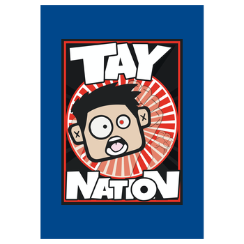 MasterTay - Tay Nation Art Print blue