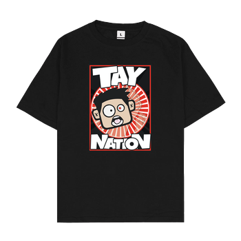 MasterTay - Tay Nation Oversize T-Shirt - Black