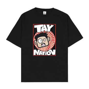 MasterTay MasterTay - Tay Nation T-Shirt Oversize T-Shirt - Black