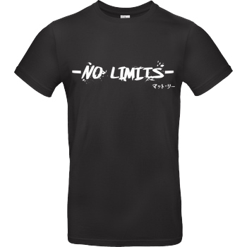 Matt Lee Matt Lee - No Limits T-Shirt B&C EXACT 190 - Black