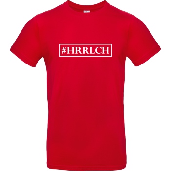 MaxGamingTV MaxGamingTV - #HRRLCH T-Shirt B&C EXACT 190 - Red