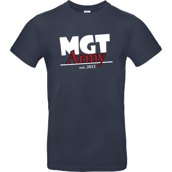 MaxGamingTV MaxGamingTV - MGT Army T-Shirt B&C EXACT 190 - Navy