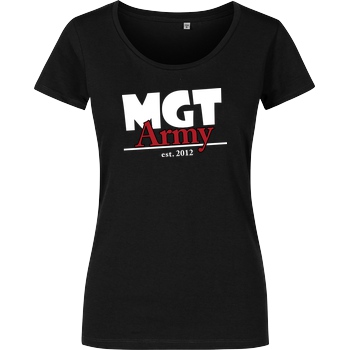 MaxGamingTV MaxGamingTV - MGT Army T-Shirt Girlshirt schwarz